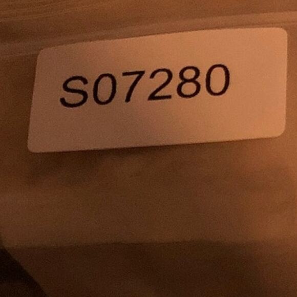 Express Womens Blouse Champagne Bejeweled High Neck Flowy Sleeveless Small - Picture 12 of 12